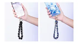 DENIM FLANNELETTE CHAIN SERIES MOBILE PHONE CHAIN